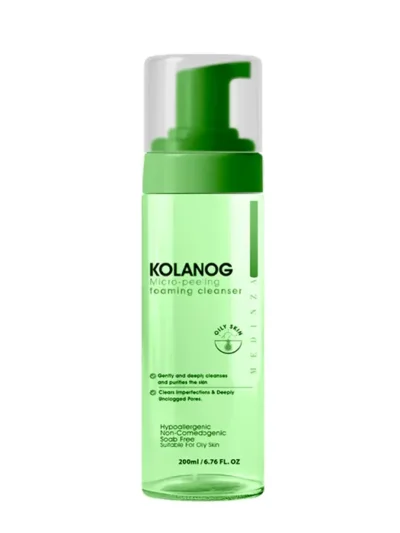 Kolanog micro-peeling foam cleanser