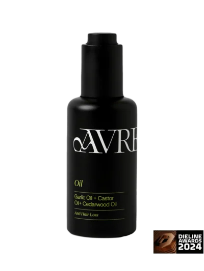 GARLIC OIL + CASTOR OIL + CEDARWOOD OIL DRY OIL BLEND FOR HAIR LOSS AND THINNING AVRELLE