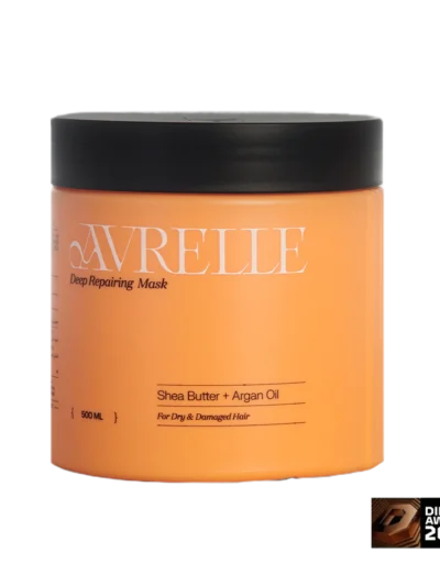 SHEA BUTTER + ARGAN OIL DEEP MOISTURIZING HAIR MASK FOR DRY AND DAMAGED HAIR AVRELLE
