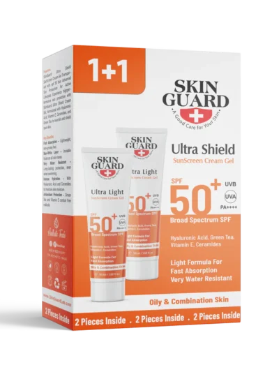 Skin Guard Sunscreen Ultra Shield Cream Gel Offer 1+1