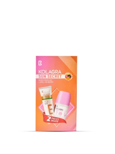 Kolagra Sun secret promo pack ( Roll-on Berry 3*1 + Sunscreen gel cream)